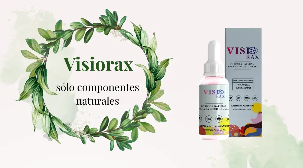 Primer plano del envase de Visiorax